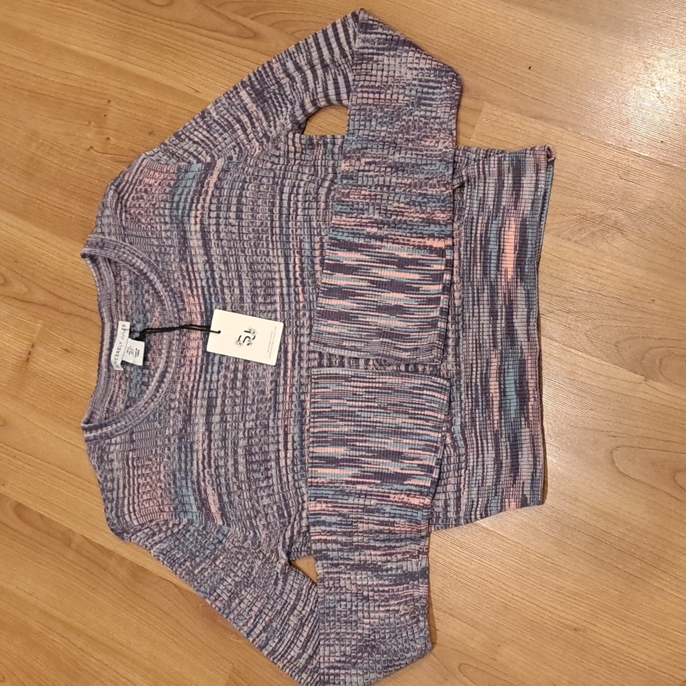 Long sleeve crop top